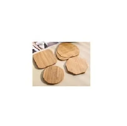 Round Acacia Wood Charging Plates Dinnerware Tableware Dining For Sandwiches Salad Finger Foods Cheese