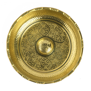 Bol de hammam turc traditionnel en laiton, élégant et rond, pour le nettoyage de la salle de bain, pour les hôtels - Product Image 2