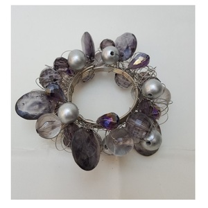 Stone/Crystal/Beeds Napkin <b>Rings</b> for Sale - Product Image 1