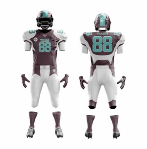 เสื้อฟุตบอลอเมริกันแขนสั้นระบายอากาศผ้าโพลีเอสเตอร์ออกแบบได้ตามต้องการ - Product Image 4