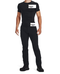 T-Shirt à manches courtes à Compression tactique pour homme, 84% Polyester, 16% élasthanne importé, lavage en Machine - Product Image 3