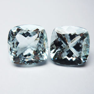 Cojín de Aguamarina natural Forma rectangular 3A Calidad certificada Fabricación de joyas naturales Piedra de Aguamarina natural suelta a granel - Product Image 2