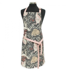 Tablier professionnel à imprimé floral moderne et certifié, en 100% coton biologique - Product Image 1