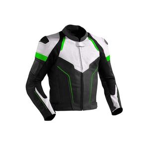 Blouson de course en cuir de vachette de haute qualité pour adultes, taille XL personnalisée, coupe-vent, respirant, équipement de protection pour la conduite à moto - Product Image 5