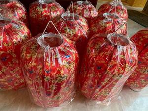 Lanternes en soie colorées imperméables du nouvel an vietnamien suspendues lanternes en bambou pliables pour le Festival et la décoration de la maison 99GD - Product Image 6