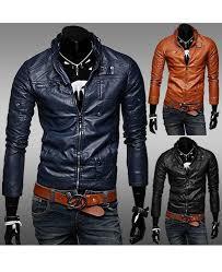 Chaqueta informal de cuero de vaca con cremallera para hombre, piel de vaca de estilo Ben10, colores - Product Image 6