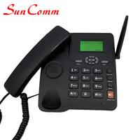 Téléphone de bureau sans fil fixe SC-3968-GP Quadri-bande 850/900/1800/1900MHz avec fonction SMS par carte SIM et garantie d'un an