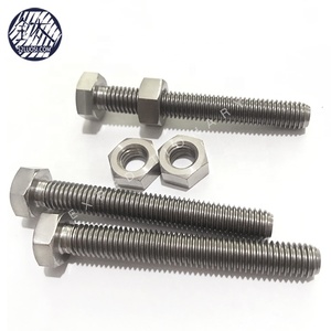 Fábrica de alta resistencia a la tracción DIN933 de aleación de titanio de pernos de cabeza hexagonal <span class=keywords><strong>Gr5</strong></span> - Product Image 2