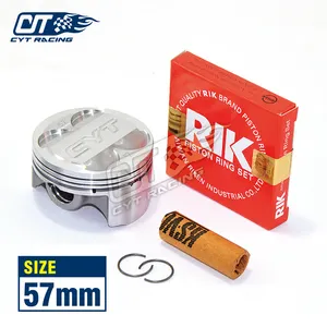 Ücretsiz kargo Riken için LC135 57MM dövme piston kiti