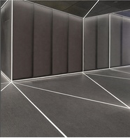 Lámpara Lineal LED de Techo con Canal de Aluminio, Iluminación de Pared para Habitaciones de Hotel