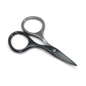 Tijeras profesionales para manicura, de goma negra, tacto suave, para uñas, finas, para piel y uñas - Product Image 3