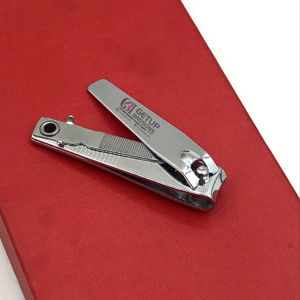Cortauñas de plata de acero inoxidable, cortauñas con color personalizado con su propio logotipo, herramientas de belleza, venta al por mayor - Product Image 1