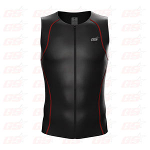 Chaleco de triatlón personalizado para hombre, camiseta sin mangas para ciclismo - Product Image 2