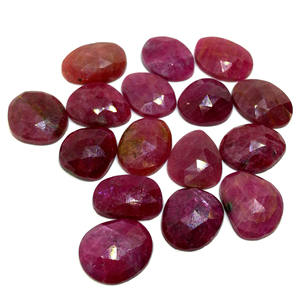 พลอยทับทิมธรรมชาติแบบเหลี่ยมเพชรพลอยตัดทรงหลวมฟรีไซส์6-8มม. สำหรับทำเครื่องประดับ - Product Image 2