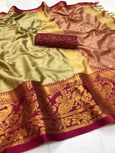 Sarees Soie Partie Porter Indien Dernier Designer Femmes Porter Sari avec Blouse Japon Satin Crape Soie Tissus Doux Impression Numérique Sari ApparelGarment - Product Image 2