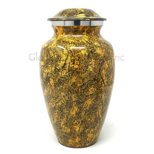 Dôme en laiton, fleur commémorative Antique, métal, laiton/aluminium, pour adultes, cendres funérailles humaines, urnes de crémation, Style américain/européen - Product Image 5