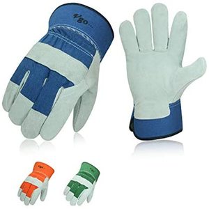 Gants de travail en cuir de vache fendu pour hommes, manicle de sécurité, Premium, souples et confortables, multi-travail OEM, vente en gros, - Product Image 5