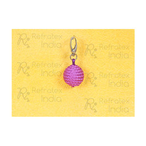 Llaveros de poliéster con Pompón, de proveedor indio - Product Image 1