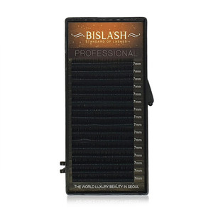 622) Vassoio di ciglia singole BISLASH Volume Lash J curl 0.03 Produttore coreano di ciglia Classic - Product Image 4