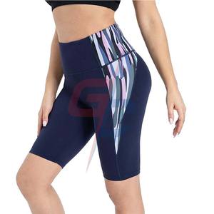 Short de motard pour femme Taille haute Compression Workout Running Yoga Short fournisseur - Product Image 1