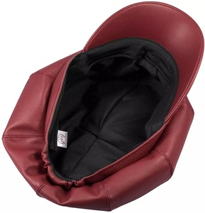 Casquette à rabat en cuir de haute qualité, casquette de Baseball, en peau de mouton, avec Logo brodé, personnalisé, votre propre Design, 100%, nouveauté - Product Image 2