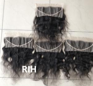 Extension de cheveux naturels péruviens pour femmes, cuticule, longueur 14 pouces, 13x6, ondulé, naturel, vente en gros - Product Image 2