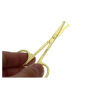 Vente en gros de petits ciseaux à cuticules à bout rond et à lame incurvée en acier inoxydable, couleur personnalisée, options de personnalisation supplémentaires OEM - Product Image 5