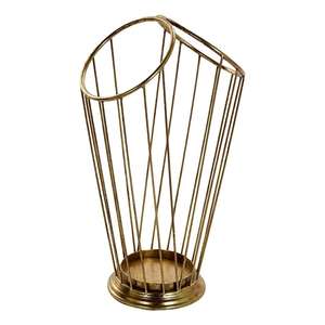 Support décoratif pour la maison, porte-parapluie en laiton poli, support victorien, à neuf fentes, à vendre - Product Image 1