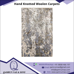 Tapis durable en laine/soie noué à la main de conception tibétaine moderne ensembles de tapis de prière commerciaux en gros de qualité supérieure pour la maison - Product Image 3