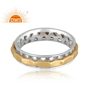 Handmade Design Fine Sterling <b>Silver</b> Unisex Statement Band <b>Ring</b> <b>Silver</b> Jewelry For Women Gift For Her - Product Image 2
