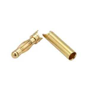electric connector Male Female 4mm to 10mm bullet connectors gold plated banana plug