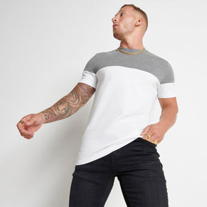 En gros Faite sur commande Classique Col Rond Coton Blanc Couleur Plaine Chemises 100% Coton Jersey Pour Hommes T-shirt - Product Image 2