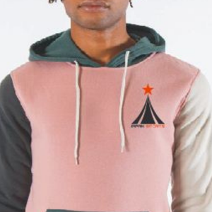 Sudadera de algodón de alta calidad para hombre, color block, con capucha personalizada, logotipo de marca bordado, ropa de invierno - Product Image 2