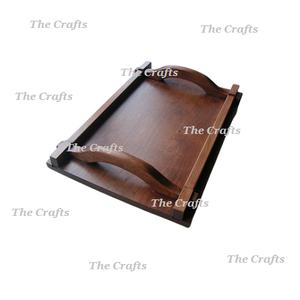 Bandeja de madera de diseño maravilloso para servir con forma cuadrada, bandeja de café para servir comida en restaurante de calidad superior - Product Image 4