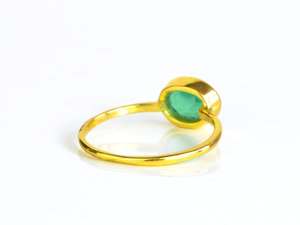 Bague en flacon de luxe pour bijoux, anneau en or bordé de Quartz, forme de goutte - Product Image 3