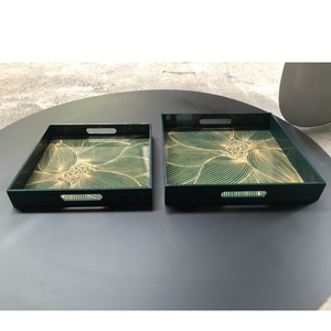 Đầy Đủ Khay Sơn Mài Vuông Màu Trắng, Khay Sơn Mài Thủ Công Từ Việt Nam Với Giá Tốt Nhất - Product Image 2