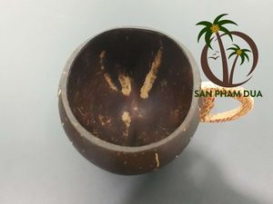 COUPE EN COQUILLE DE NOIX DE COCO POUR GLACE VIETNAM/TASSE À THÉ BOL EN NOIX DE COCO GELATO/TASSE EN COQUILLE DE NOIX DE COCO FAIT MADE IN VIET NAM - Product Image 3