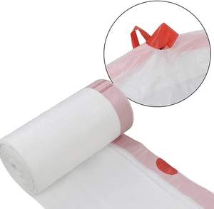 Petit sac à ordures médical Hdpe en Nylon coloré avec cordon de serrage, sac poubelle en plastique avec cordon de serrage, prix compétitif - Product Image 1