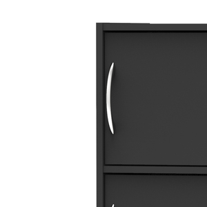 Armoire de rangement en bois à 4 étagères, classeur avec 4 portes, meuble de remplissage de bureau, porte-documents, multi-usages, fabriqué en malaisie, 1604 - Product Image 4