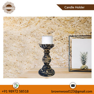 Luxury Mango Wood <b>Candle</b> Stand Decorative Wooden Votive Holder for Wedding Event Christmas Party Indoor and Outdoor Home Decor - Product Image 4