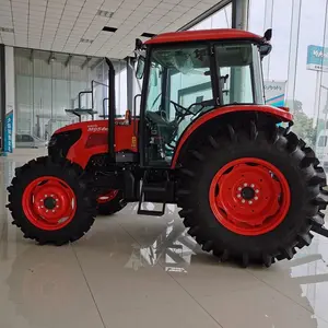 80hp 4wd 4 Wiel Boerderij Tractor Met Voorlader En Backhoe Voor Landbouw Landbouw