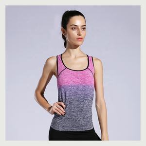 High Quality Customized <b>Women's</b> Gym <b>Singlet</b> Long Sports Yoga Top with Lace Decoration Sublimation Casual Wear Elastic Tank Tops - Product Image 3