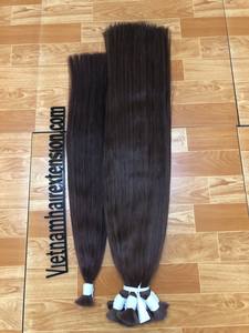 Vietnam Virgin <b>Remy</b> <b>Human</b> <b>Hair</b> French Curl Double Drawn Bulk <b>Extension</b> - Product Image 5