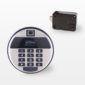 <span class=keywords><strong>Serratura</strong></span> Digitale Elettrica Rotonda con Impronta Digitale <span class=keywords><strong>per</strong></span> Cassaforte, in Lega di Zinco e Acciaio, <span class=keywords><strong>per</strong></span> Armadietti e Depositi, Ideale <span class=keywords><strong>per</strong></span> Gioielli - Product Image 1