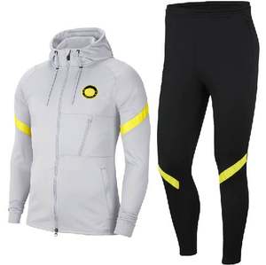 Survêtement de football à rayures à manches longues personnalisable de la meilleure qualité Présentation d'entraînement à capuche imprimée haute finition pour l'hiver - Product Image 1