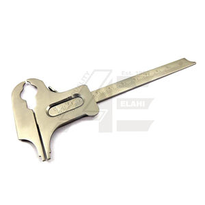 Calibrador Óseo Dental Castroviejo de Acero Inoxidable 0-20MM, Instrumentos Dentales Angulados de Alta Calidad 2026 - Product Image 5