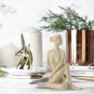 Made In Vietnam Yoga Côté Fille Femme Statue /Figurine Pour La Maison Décoration Artisanat Cadeaux Offre Spéciale 2022 - Product Image 6