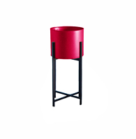 Pot de fleurs en céramique de style simple, cylindrique carré, pot de fleurs de jardin pas cher, pots de plantes, pots de bonsaï, maceta Yixing, vert violet, image