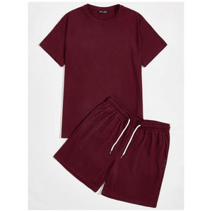 Haute qualité coton-polyester hommes vêtements de sport d'été écologique Anti-rides séchage rapide grande taille à manches courtes actif - Product Image 1