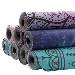 Sinh Thái Thân Thiện Bán Buôn Tùy Chỉnh Tập Thể Dục Da Lộn Cao Su Cá Nhân Logo Yoga <span class=keywords><strong>Mat</strong></span> - Product Image 1